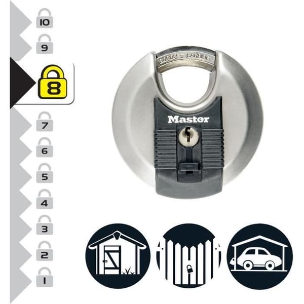 Bluetooth hänglås - MASTER LOCK - 4401EURLHEC - Långt handtag