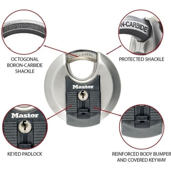 Bluetooth hänglås - MASTER LOCK - 4401EURLHEC - Långt handtag