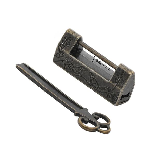 INF Vintage hengelås / sinklegeringslås M