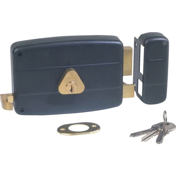 Enpunkts horisontellt ytmonterat lås med 50 mm rakt drag - CISA - 501210-03-1A