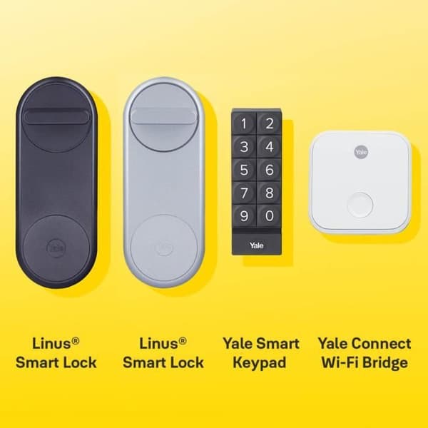 YALE SMART KEYPAD kodtangentbord - Svart - Kompatibel med Linus och utan nycklar