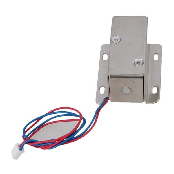 12V Elskåp Dörr Spärr Montering Solenoid Tunga Upp