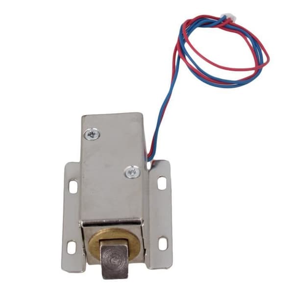 12V Elskåp Dörr Spärr Montering Solenoid Tunga Upp