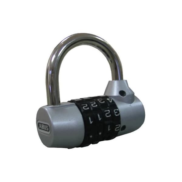 ABUS kombinationshänglås utomhus 154-65mm grått