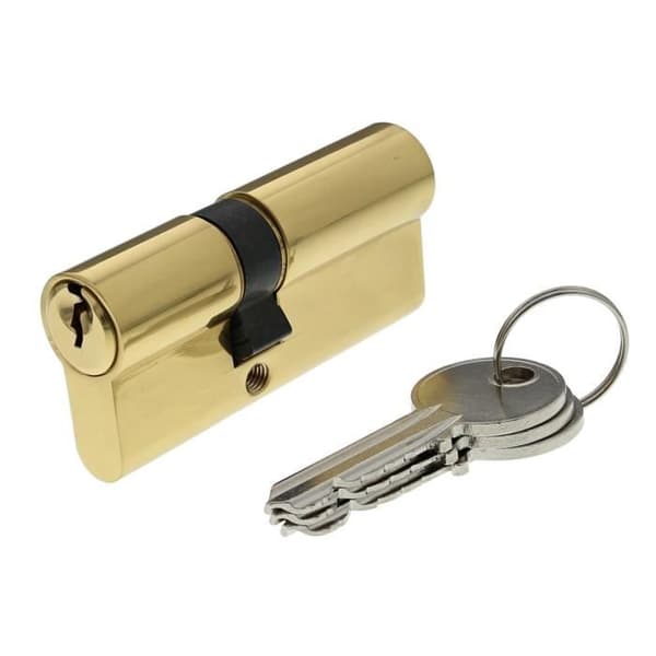 BRICARD SECURIPRO 30104 cylinder 30+40 mm dubbel ingång i mässing med 5 stift