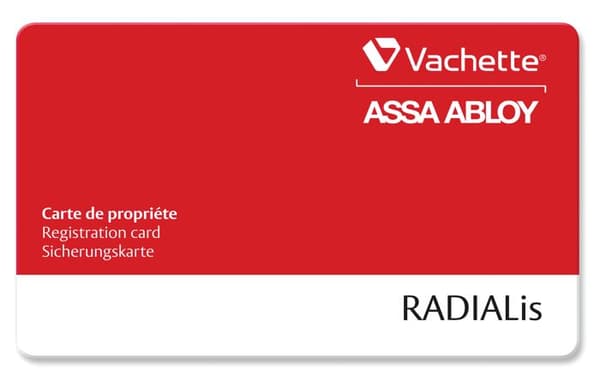 RADIALIS dubbel ingångscylinder 32,5x62,5 mm - VACHETTE - 26543000