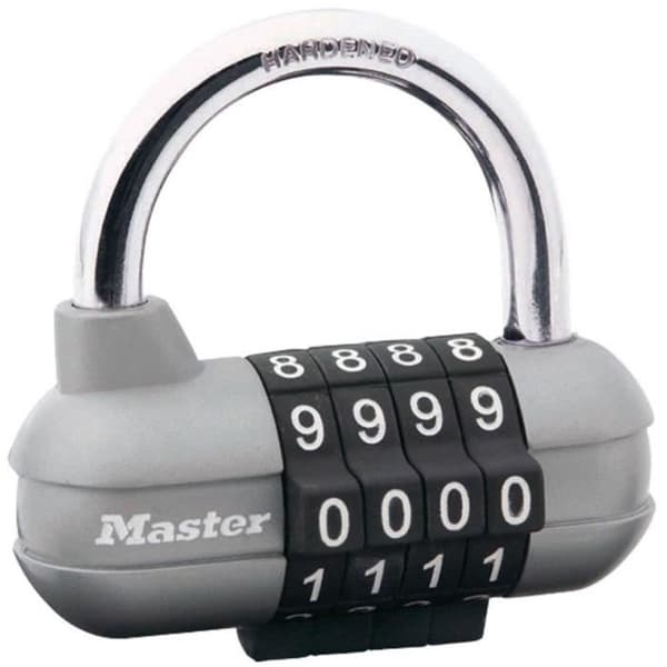 Kombinationshänglås - MASTER LOCK - 1520EURD - Grå - 5,9 x 6,4 x 2,6 cm