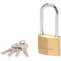 Miniatyrbild 1 av 2: MASTER LOCK mässingshänglås - 64 mm bygel - Dubbellåsning - 4 nycklar ingår