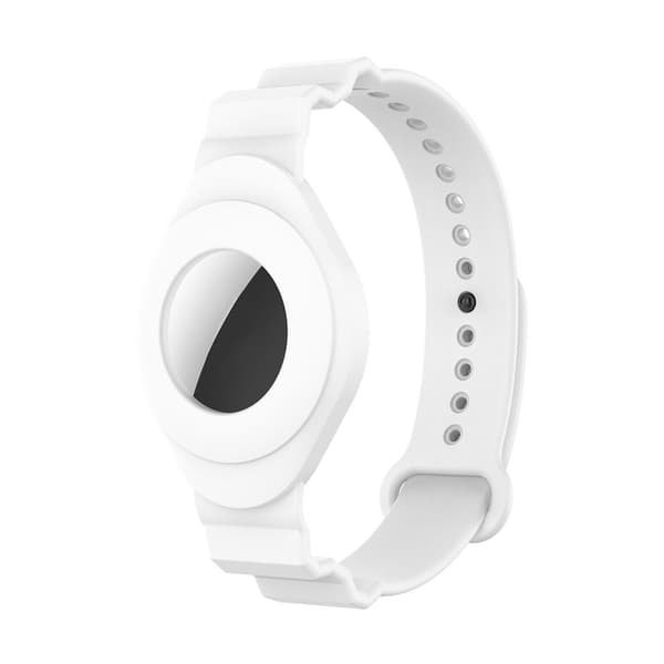 Sililkonarmband till Apple Airtag - Vit