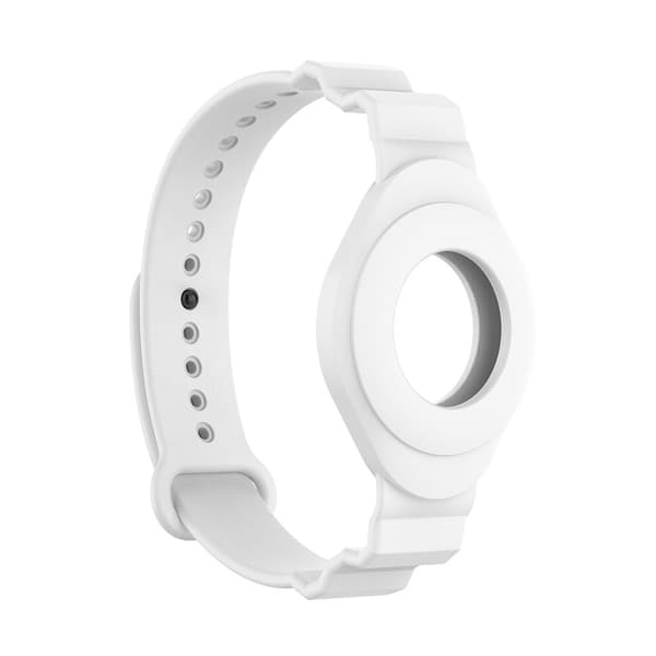 Sililkonarmband till Apple Airtag - Vit