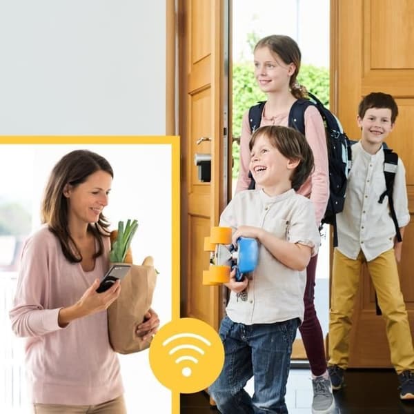 NUKI ansluten dörrsensor - Dörrspårning med Dörrsensor och Nuki App - Vit