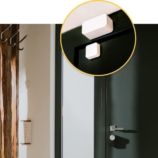 NUKI ansluten dörrsensor - Dörrspårning med Dörrsensor och Nuki App - Vit