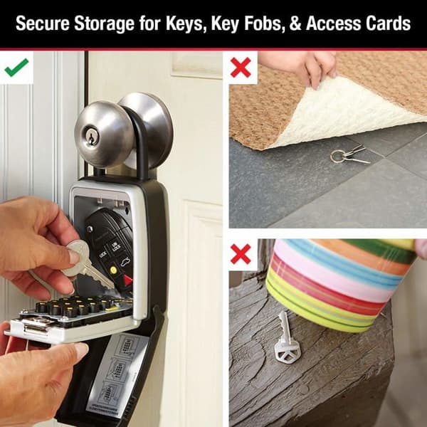 Master lock hänglås - 5422D - Portabel tryckknapp låsbox 120 V Svart 7.25.32.2