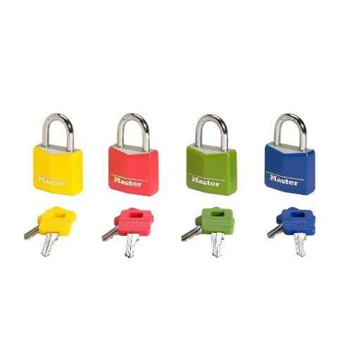 Master Lock 9131EURDCOL 1 Solid aluminium hänglås 30â € ¦