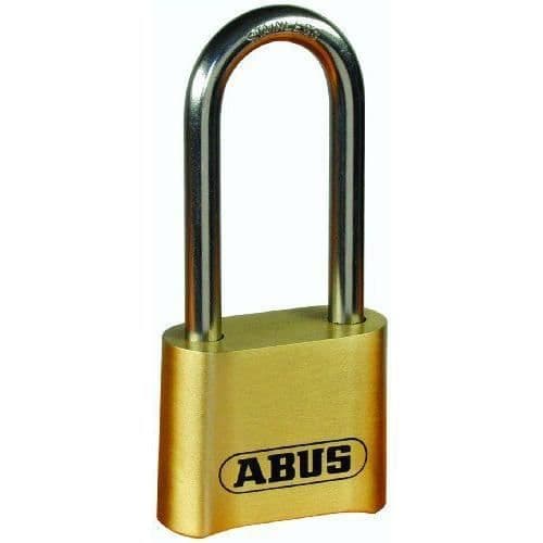 ABUS 180Ib / 50Hb63 Kombinationshänglås i mässing med lång bygel