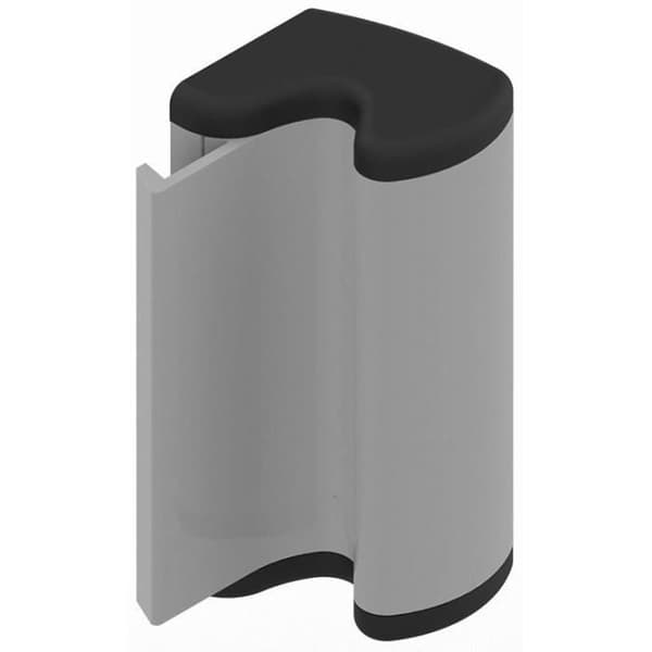 Slagplatta 190mm aluminium RAL9006 - LA CROISEE DS - DS6156-007