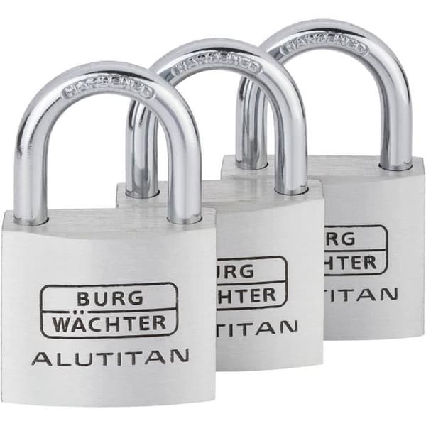 Cylindrar - BURG WACHTER - TRIO 770 40 SB - 40 mm Alutitan - Dubbel låsning - Krokavvisande