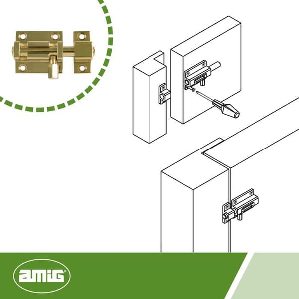 Möbellås - möbellås - möbelmagnet - möbellås - Amig möbelbult - 2857