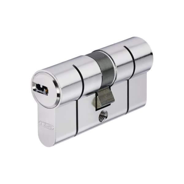 Låscylinder - ABUS - D6 40x45mm - Anti-Break - Vit - Säkerhetsnivå 6 - 5 nycklar ingår