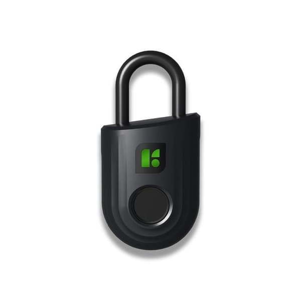 Fingeravtryckshänglås - Hänglås Lite - IGLOOHOME - Svart - Biometriskt - Uppladdningsbart batteri