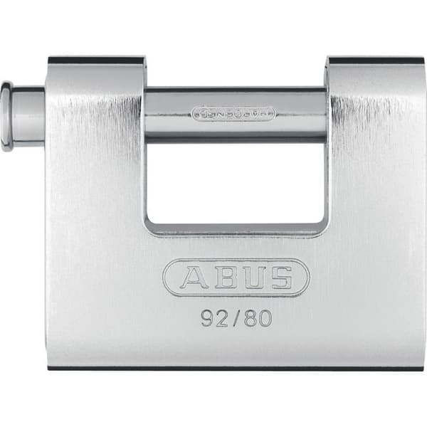 MONOBLOC rektangulärt bepansrat hänglås 80mm 92-80 - ABUS - 92/80