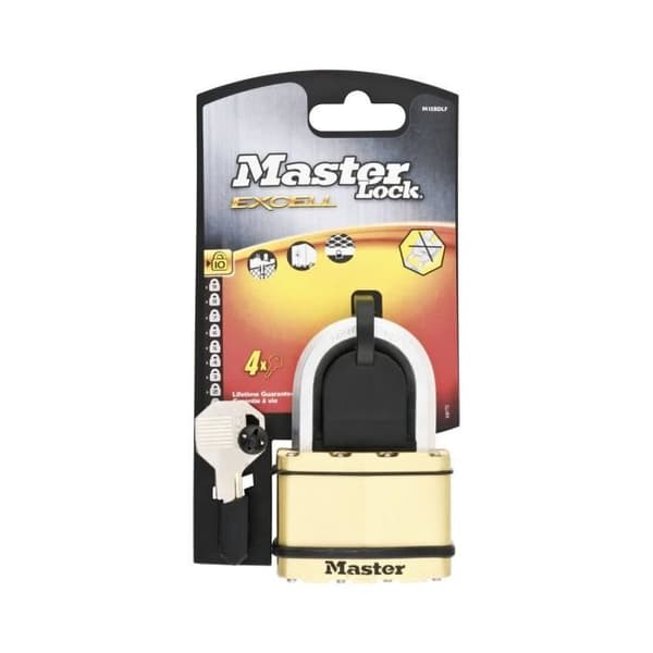 Lås - Master Lock - M15BEURDLF - 64mm - Mässing Finish - Laminerad
