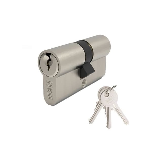 Startcylinder - IFAM - STS3535 - Nickel - 35x35mm - 3 nycklar ingår