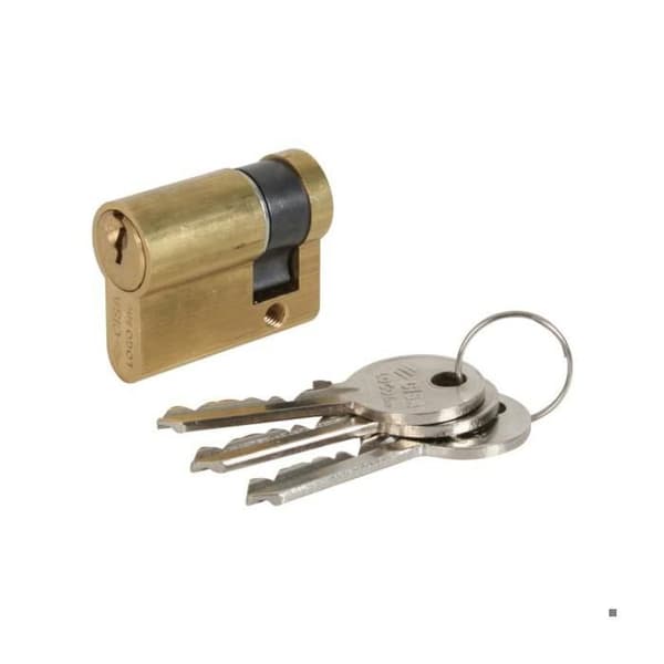 GENERIC - Logoline Cylinder 30x40 Nickel Short Cam 08010.12.0.12.Lc Cisa - CISA