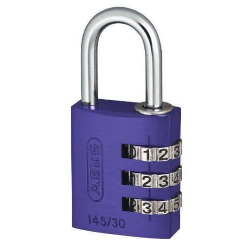 Abus 145/30 Lås med kombination Lila - 14530VIO