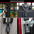 Miniatyrbild 4 av 6: MASTER LOCK Biometrisk hänglås med hög säkerhet [Vattentät] [Fingeravtryck och riktad nödkod] 4901EURDLHCC