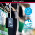 Miniatyrbild 6 av 6: MASTER LOCK Biometrisk hänglås med hög säkerhet [Vattentät] [Fingeravtryck och riktad nödkod] 4901EURDLHCC