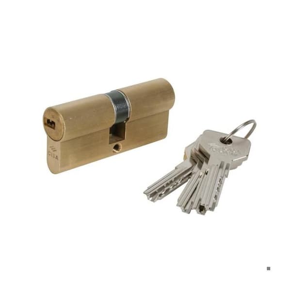 GENERISK - Asix Cylinder 30x30 Mässing Kort Cam 1.0e300.07.0.00sz.C5 Cisa - CISA