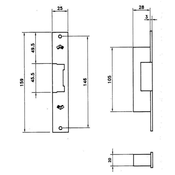 Jis lås 12 volt 832-901g nackstöd gri
