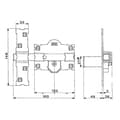 Miniatyrbild 2 av 2: Verrou Fac 101-r/105-p cylinder 70