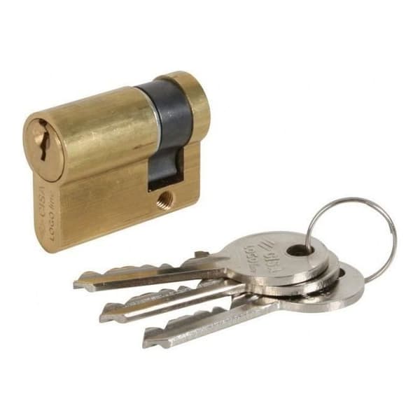 CISA 08030.03.0 - Cylinder 40 - 10 Mässing L-15 08030.03.0