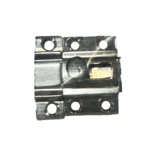 Lås - GENERISK - Nickel Mässing Tryckknapp - Halvcylinder - 30 mm - 5 Pins