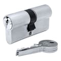 Miniatyrbild 1 av 4: Cylinder f5s3030nc nickel 60mm (30+30mm) kort kam 13mm. med 3 klämnycklar. ifam
