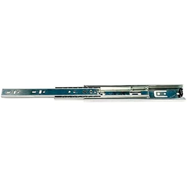 Teleskopisk lådstyrning - MICEL - 78040 - 45 x 400 mm - Max belastning 45 kg - Stötdämpare av gummi