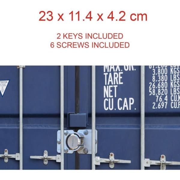 Hänglås för skåpbilsdörr - MASTER LOCK - 736EURD - Runt hänglås + Hasp