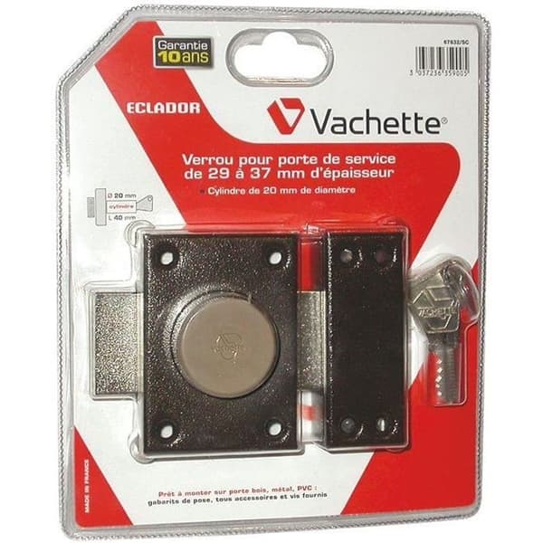 Knapplås VACHETTE Eclador - 40 mm - 3 nycklar