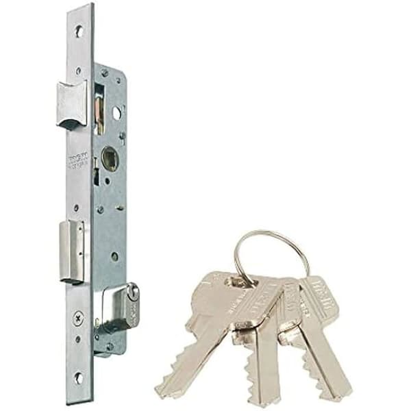 Lås - MCM - M55248 - Krom - Cylinder - Med nyckel