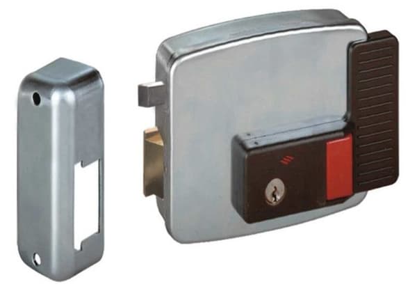Elektrolås med dubbel ingång - CISA - 11931 61 4 - 12 V AC/DC strömförsörjning - 2 punkter - Nyckel