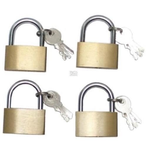 Cadenas - KRAFTMANN - 4-pack i brons - Med nyckel - 4 nycklar ingår