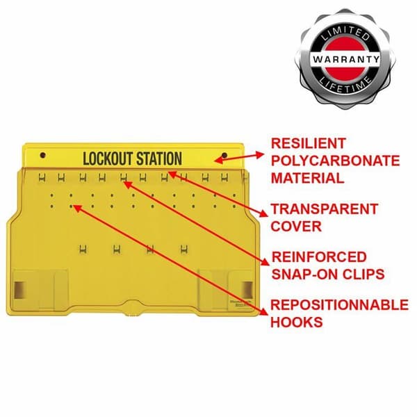 Cadenas Master lock - 1483B - Station för Konsignation [Kapacitet 10 Cadenas] [Tom]