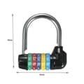 Miniatyrbild 3 av 4: TD® Heavy Duty Bagage Hänglås Stäng resväska Stängs Tote Secure Packages Hänglås 5-siffrig kombinationskod Låser upp