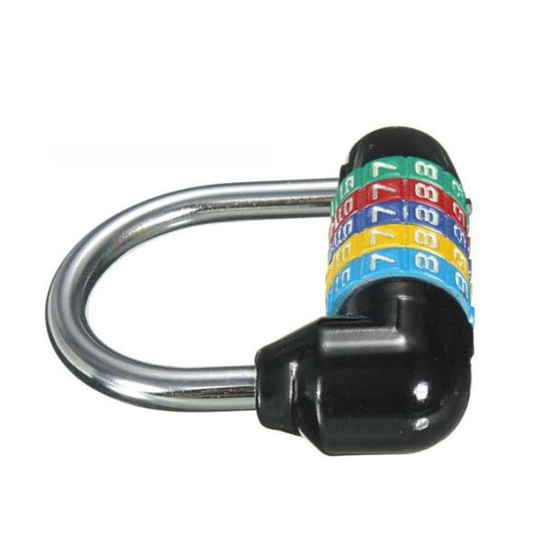 TD® Heavy Duty Bagage Hänglås Stäng resväska Stängs Tote Secure Packages Hänglås 5-siffrig kombinationskod Låser upp