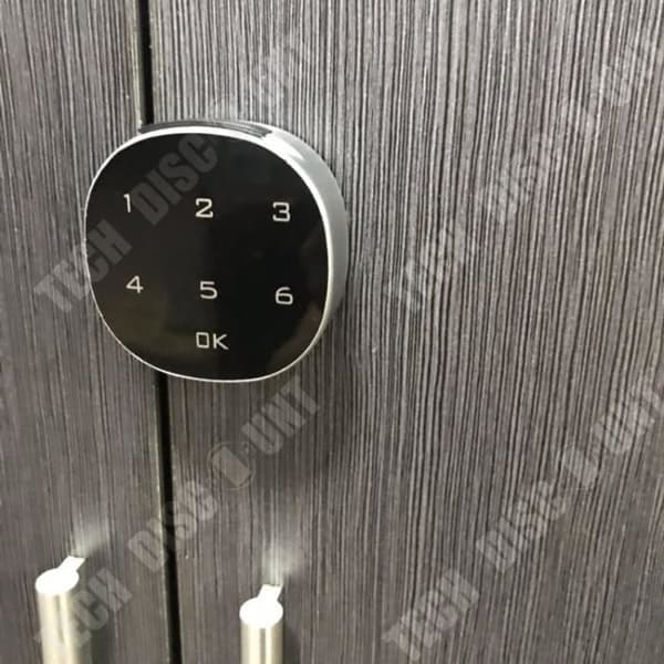 TD® elektroniskt kombinationslås knappsatskombination Lämplig för tidningslådor, arkivskåp, skåp