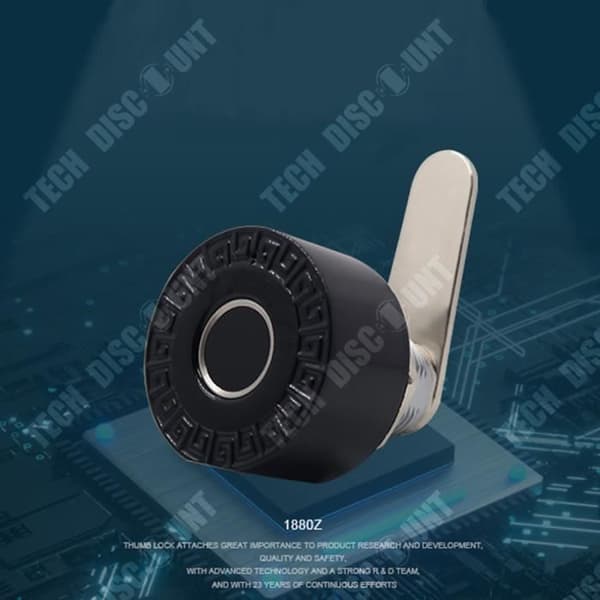 TD® Electronic Fingerprint Cabinet Lock Smart Fingerprint Lås upp lådor Arkivskåp