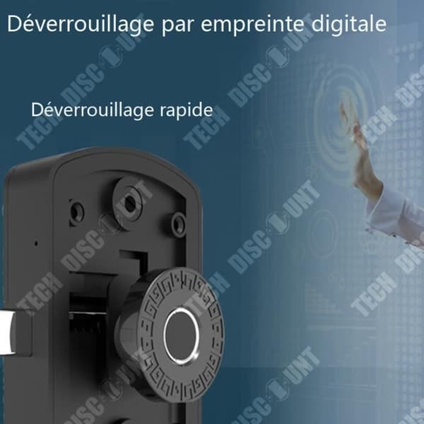 TD® Electronic Fingerprint Cabinet Lock Smart Fingerprint Lås upp lådor Arkivskåp