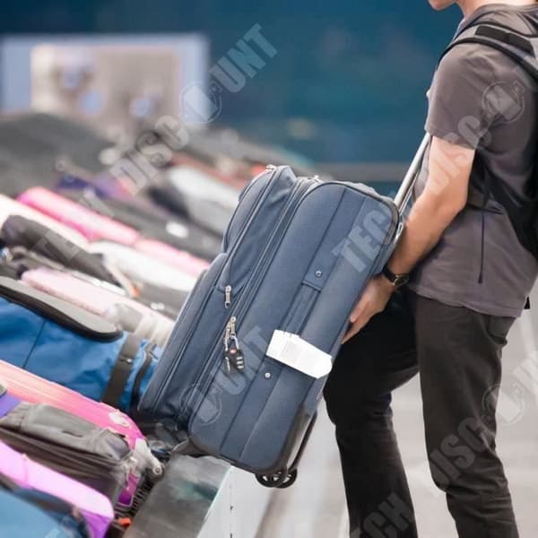TD®-paket med 3 Ultrastarka Bagagehänglås Stäng resväska Stäng Tote Säkert pakethänglås Kodkombination 3-siffrig upplåsning